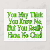 Je hebt geen cluster briefkaart (Voorkant)