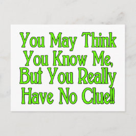 Je hebt geen cluster briefkaart