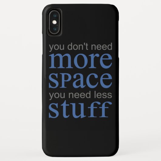 Je hebt geen extra ruimte nodig. Je hebt minder sp Case-Mate iPhone Case (Achterkant)