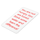 Je hebt GEEN honger Magneet (Linkerzijde)