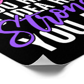 Je hebt geen idee hoe sterk je bent als vrouw poster (Hoek)