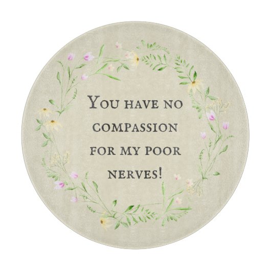 Je hebt geen medelijden met mijn arme zenuwen! Flo Snijplank (Voorkant)