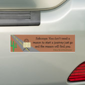 Je hebt geen reden nodig bumpersticker (Op auto)