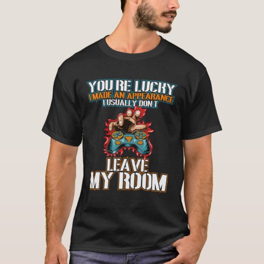 Je hebt Geluk Dat Ik Verschenen Ben Dat Doe Ik Mee T-shirt (Voorkant)