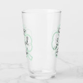 Je hebt geluk gehad | Volwassen Drank Pun Humor Glas (Links)