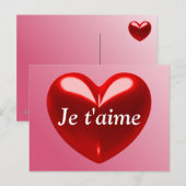 JE HEBT GEMAAKT - IK HOOR JE (Frans) Feestdagenkaart (Voorkant / Achterkant)