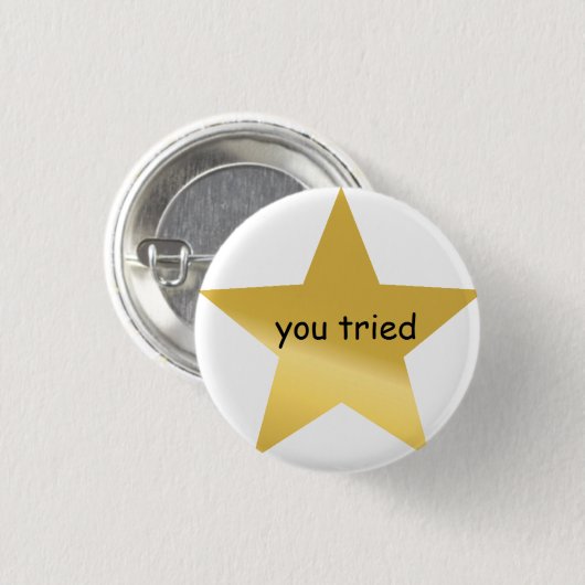 je hebt geprobeerd speld ronde button 3,2 cm (Voorkant /achterkant)