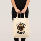 JE HEBT GEPUBLICEERD - FUNNY PUG TAS (Voorkant (product))