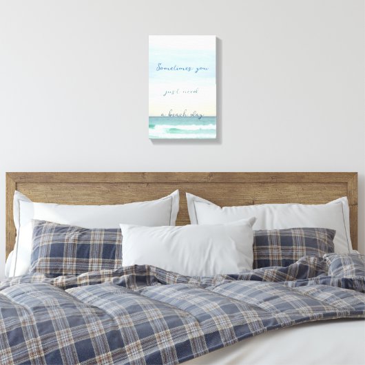 Je hebt gewoon een Destin Ocean Scene nodig Canvas Afdruk (Insitu (Slaapkamer))