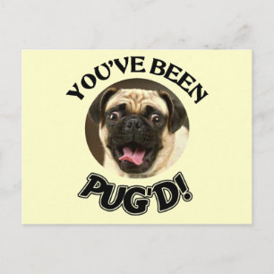 JE HEBT GEZEGD! - FUNNY PUG DOG BRIEFKAART