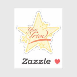 Je hebt "Gold" Star Sticker geprobeerd