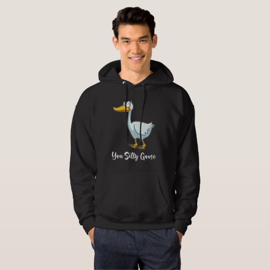 Je hebt Goose Funny Bird glimlachen Gekke Hoodie (Voorkant volledig)