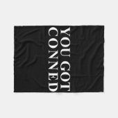 Je hebt grappig bedrogen Trump Fleece Deken (Voorkant (Horizontaal))