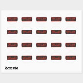 Je hebt hem gestolen. ronde sticker (Vel)