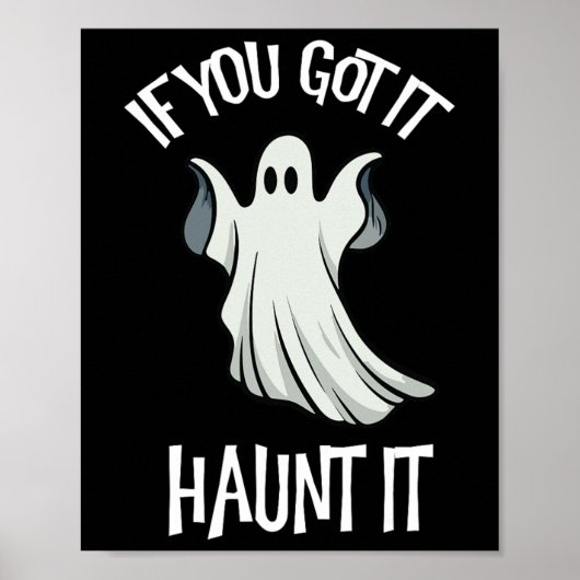 Je hebt het achtervolgen het Halloween spookkostuu Poster (Voorkant)