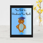 Je hebt het Afstuderen Kaart (Gele Bloem)