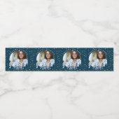 Je hebt het blauwe fotoklasse van 2023 Afstuderen  Waterfles Etiket (Enkel label)