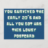 Je hebt het Briefkaart van begin 20 overleven (Voorkant)