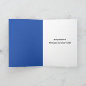 Je hebt het Coronavirus vaccin gefeliciteerd Feestdagen Kaart (Binnen)