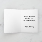Je hebt het eind van een jaar bereikt kaart (Binnen)