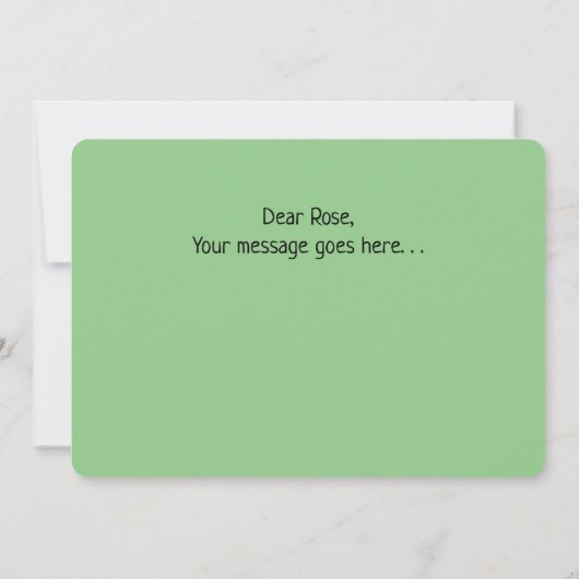 Je hebt het gedaan! Celerybrate - Punny Garden Pos Bedankkaart (Achterkant)