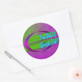 Je hebt het gedaan! Geweldig gedaan!!! Sticker (Envelop)