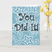 Je hebt het gedaan! kaart (Gele Bloem)