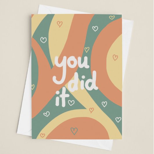 Je hebt het gedaan! kaart