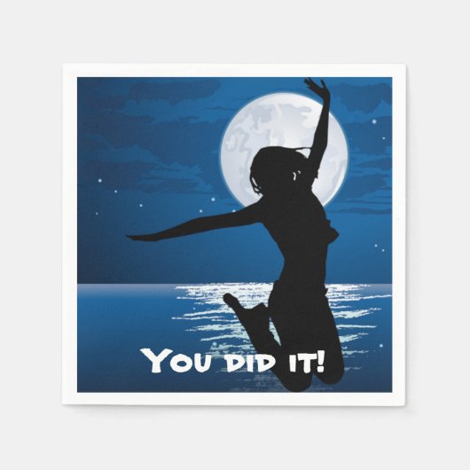 Je hebt het gedaan, Party Napkins Servet (Voorkant)