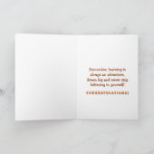 Je hebt het gedaan! Schattige Fox Afstuderen Joy Kaart (Binnen)