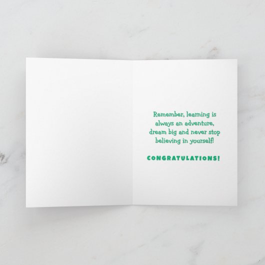 Je hebt het gedaan! Schattigee Sheep Afstuderen Jo Kaart (Binnen)