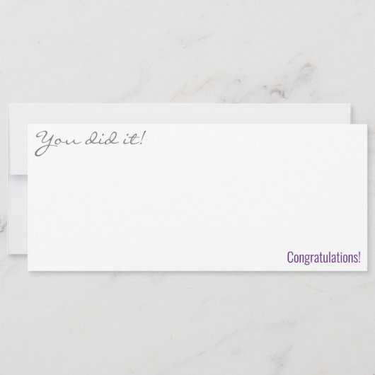 Je hebt het gedaan! Vroege animatie Vrouw Springen Save The Date (Achterkant)