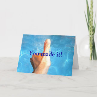 Je hebt het gemaakt kaart