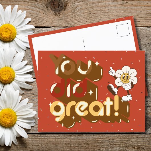 Je Hebt het Geweldig Retro Briefkaart