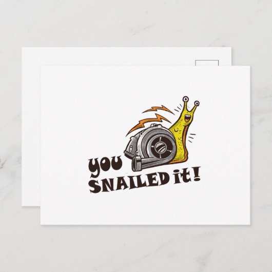 Je hebt het goed gedaan briefkaart (Voorkant / Achterkant)