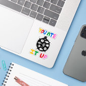 Je hebt het helemaal opgegeten sticker (Laptop met iPhone)