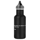 Je hebt het ingestort! Quantum Physics Humor Waterfles (Rechts)