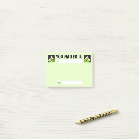 Je hebt het Kudos Employee Recognition Post-ITS ge Post-it® Notes (Op bureau)