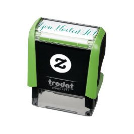 Je hebt het leraarstempel gespijkerd zelfinktende stempel