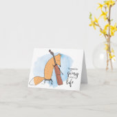 Je hebt het lied tot leven gewekt kaart (Gele Bloem)