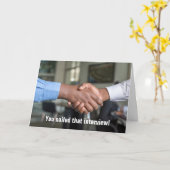 Je hebt het opgepakt, baan in de zak kaart (Gele Bloem)