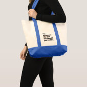Je hebt het overleefd: Inspirerende Overlevingscit Tote Bag (Voorkant (product))