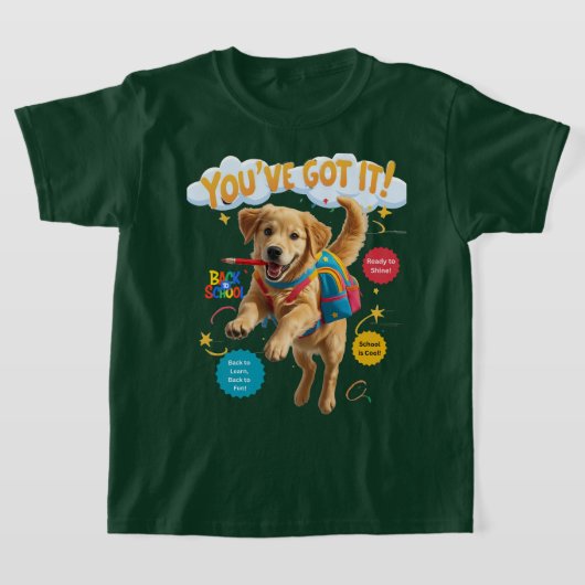 Je hebt het! – Terug naar school vreugde T-shirt (Laagn)