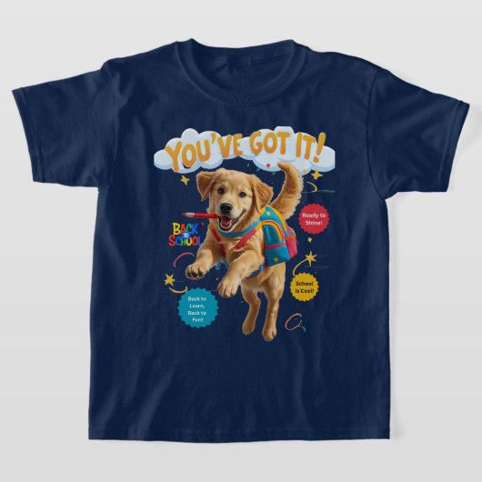 Je hebt het! – Terug naar school vreugde T-shirt (Laagn)