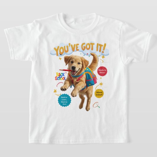 Je hebt het! – Terug naar school vreugde T-shirt (Laagn)