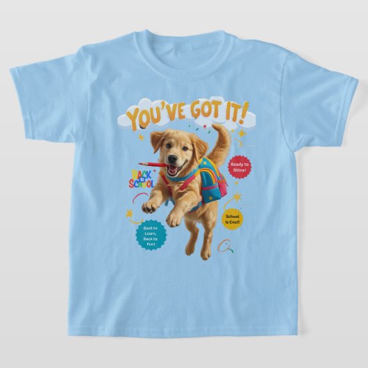 Je hebt het! – Terug naar school vreugde T-shirt (Laagn)