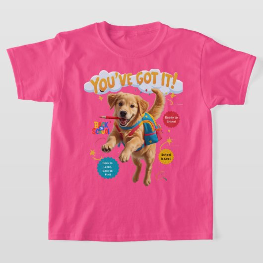 Je hebt het! – Terug naar school vreugde T-shirt (Laagn)