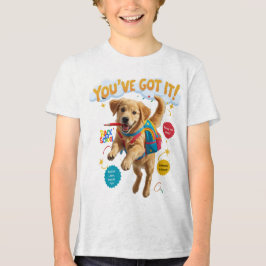 Je hebt het! – Terug naar school vreugde Tri-Blend Shirt