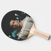 Je hebt het verknald Gefeliciteerd gepersonaliseer Tafeltennisbatje (Zijkant)