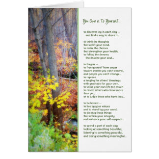 Je hebt het voor jezelf...